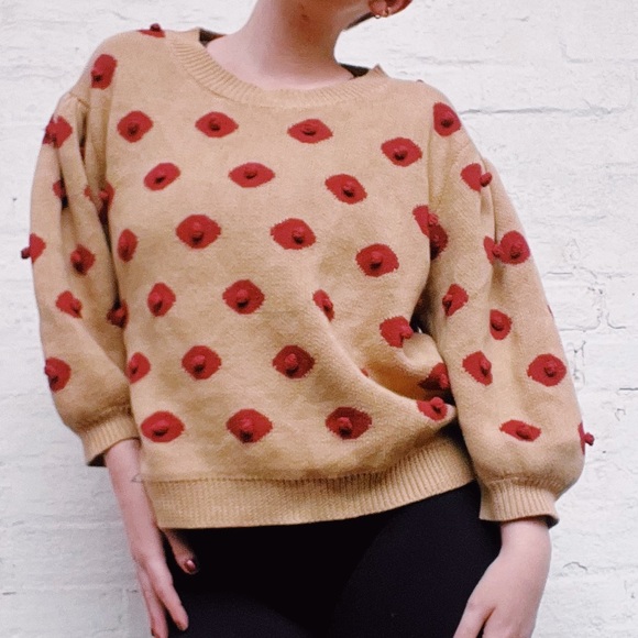 Fashion Brand Company Nipple Knit Sweater XL/1XL - Picture 4 of 8